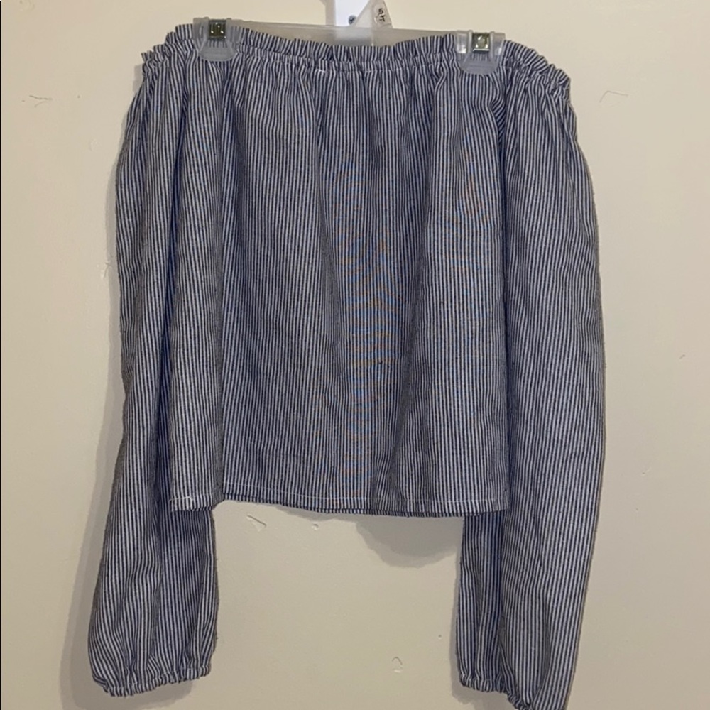 Brandy Melville off the shoulder long sleeve.